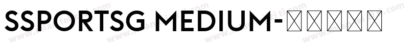 SSportsG Medium字体转换